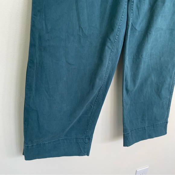 Banana Republic Factory Authentic Chino Barrel Pant Deep Sea Teal Size 10 - Picture 4 of 11